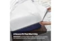 Bedgear Hyper Cotton Bright White Twin Sheet Set - Detail
