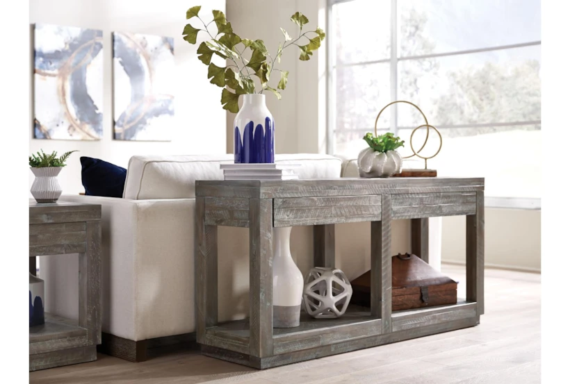 Ezrah Console Table With Storage - 360