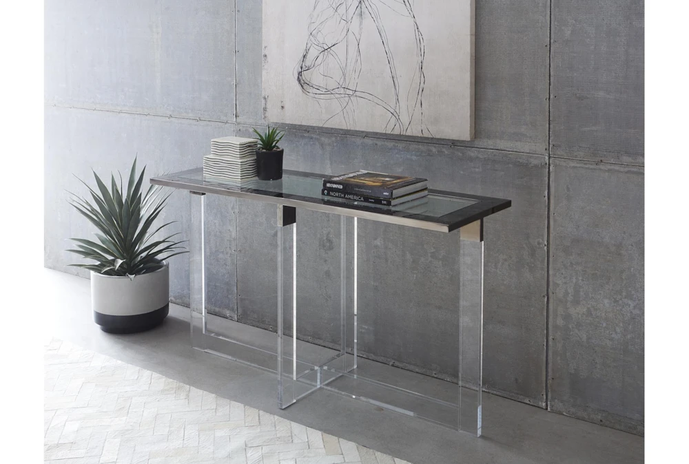 Benedict Acrylic Console Table