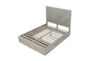 Ronin Grey Full Storage Platform Bed - Detail