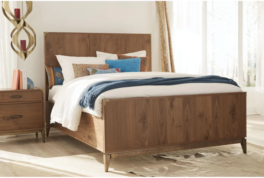Cade Full Wood Panel Bed