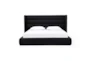 Franklin Grey Full Upholstered Shelter Bed - Front