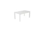 Yari White 63" Laquer Dining Table - Detail