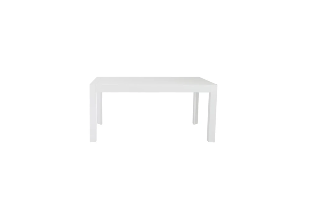 Yari White 63" Laquer Dining Table