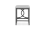 Izabella Gray Backless Counter Height Stool Set Of 2 - Front