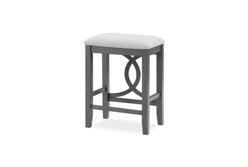 Izabella Gray Backless Counter Height Stool Set Of 2 - 360