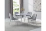 Lola 45" Dining Table With Chair Set For 4 - Signature