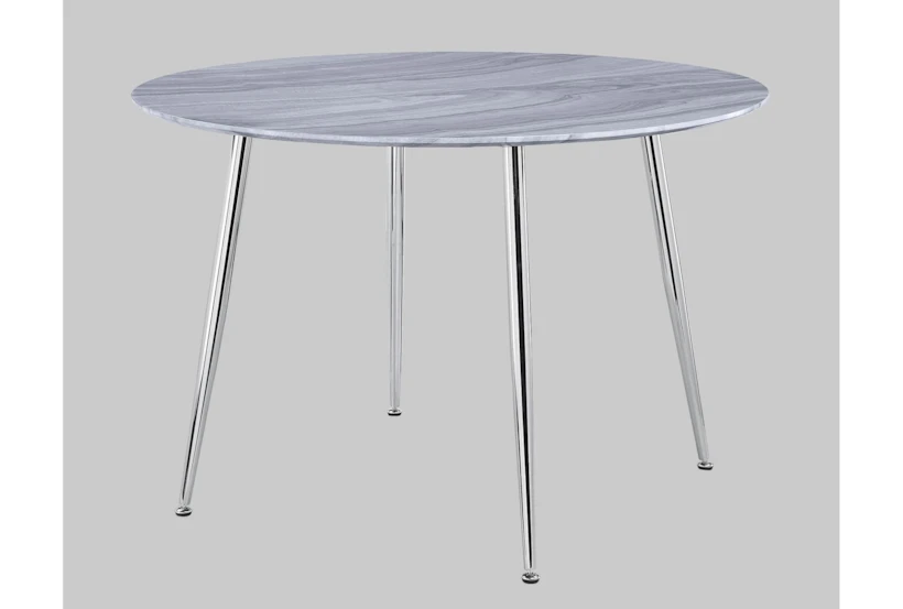 Lola 45" Round Faux Marble Dining Table - 360