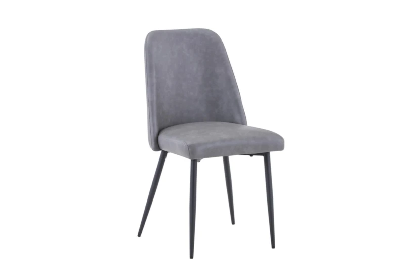 Raddox Grey Dining Chair With Back Set Of 2 - 360