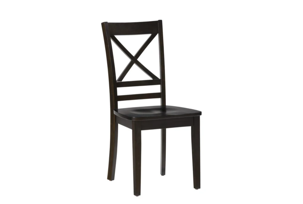 Kendall Espresso X Back Side Chair Set Of 2