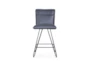 Demi Cobalt Counter Stool With Back Set Of 2 - Front