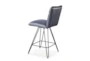 Demi Cobalt Counter Stool With Back Set Of 2 - Side