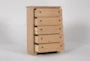 Marco Natural 5-Drawer Chest - Side