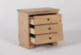 Marco Natural 3-Drawer Nightstand - Side