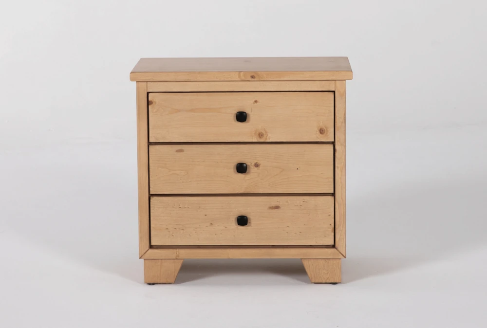 Marco Natural 3-Drawer Nightstand