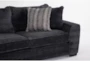 Delano Ebony 2 Piece Sectional With Left Arm Facing Oversized Chaise - Detail