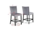 Pascual Kitchen Counter Stool With Back Set Of 2 - Detail