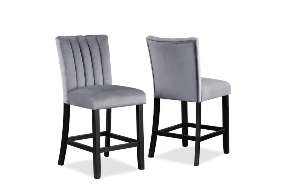 Pascual Kitchen Counter Stool With Back Set Of 2