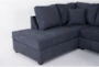 Piero Slate 2 Piece Dual Sectional With Left Arm Facing Corner Chaise - Detail