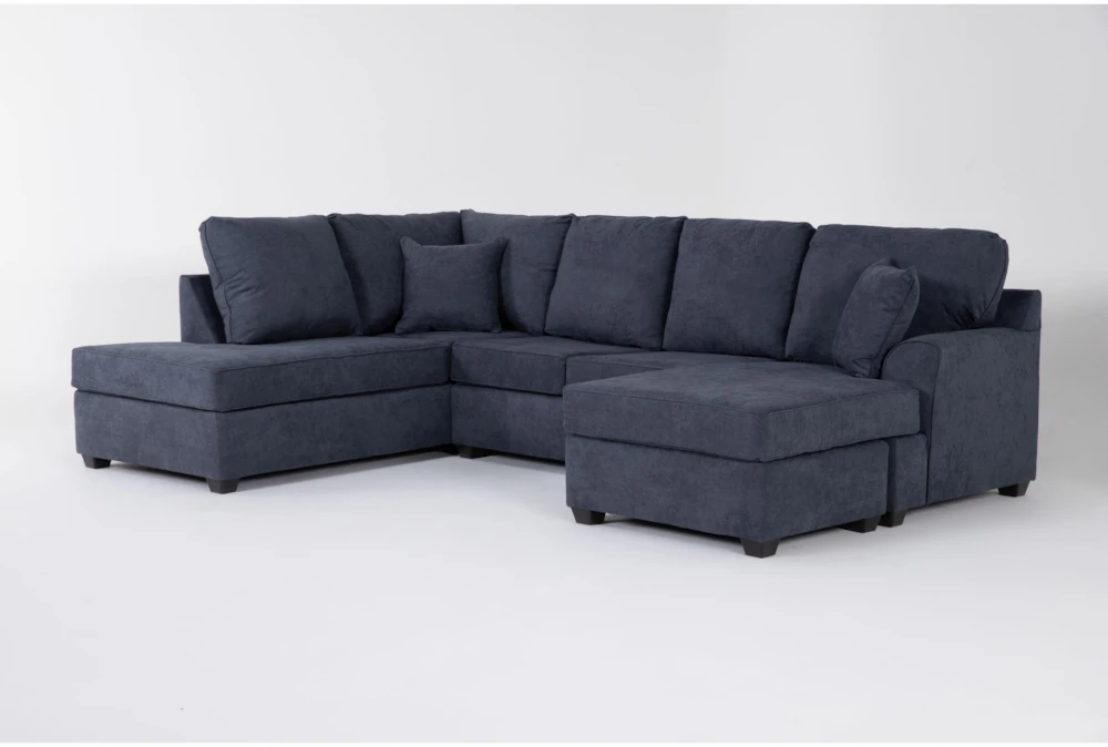 Piero Slate 2 Piece Dual Sectional With Left Arm Facing Corner Chaise