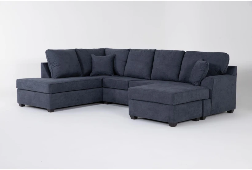 Piero Slate 2 Piece Dual Sectional With Left Arm Facing Corner Chaise - 360