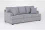 O'Donis Grey 88" Sofa - Side