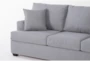 O'Donis Grey Queen Sleeper Sofa, Loveseat, Chair & Storage Ottoman Set - Detail