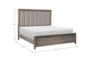 Alden King Wood & Upholstered Panel Bed - Detail