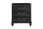 Clement 3-Drawer Nightstand - Front