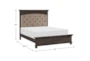 Theron King Wood & Upholstered Panel Bed - Detail