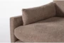 Aaliyah Mink Boucle 3 Piece Sofa With Ottoman - Detail