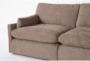 Aaliyah Mink Boucle 6 Piece Oversized Modular Sectional With Ottoman - Detail