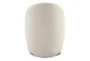 Lystra Swivel Vanity Chair In Textured Cream Fabric - Detail