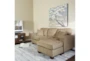 Russell Brown Earth Sofa W/Reversible Chaise - Room