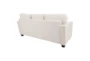 Russell Ivory White Sofa W/Reversible Chaise - Detail