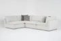 Weekend 4 Piece Modular Sectional with 2 Corners & 2 Armless Chairs - Side