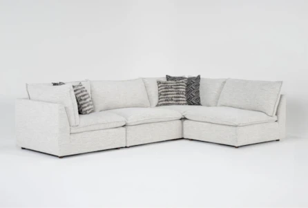 Weekend 4 Piece Modular Sectional with 2 Corners & 2 Armless Chairs - Main