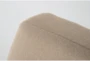 Halsey Oak 30" Tan Velvet Accent Chair - Detail