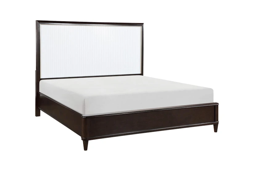 Bristol Queen Wood Panel Bed - 360