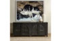 48X36 Buffalo Rendezvous Collage By Coup D'Esprit With White Frame - Room