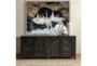 48X36 Buffalo Rendezvous Collage By Coup D'Esprit With Maple Frame - Room
