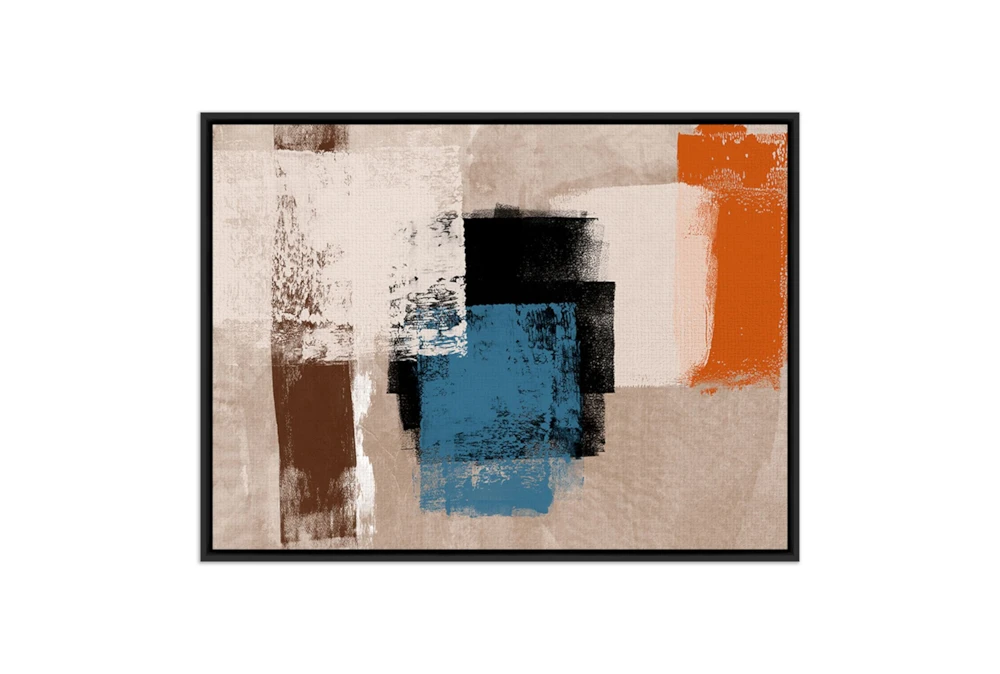 48X36 Flowing Substance I By Coup D'Esprit With Black Frame