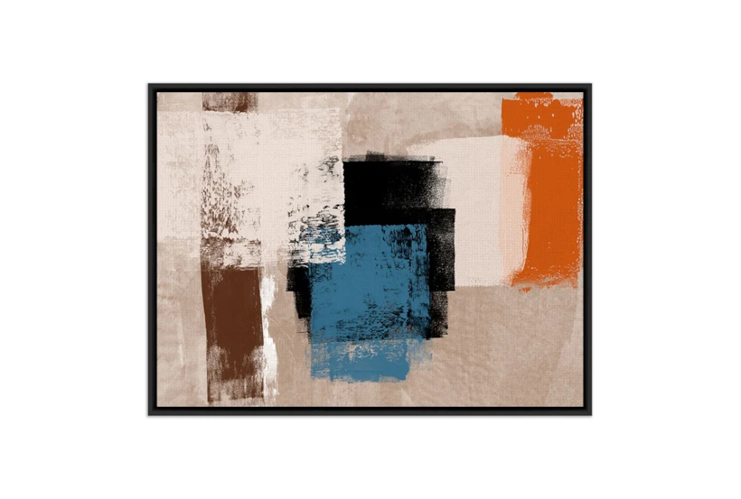 48X36 Flowing Substance I By Coup D'Esprit With Black Frame - 360