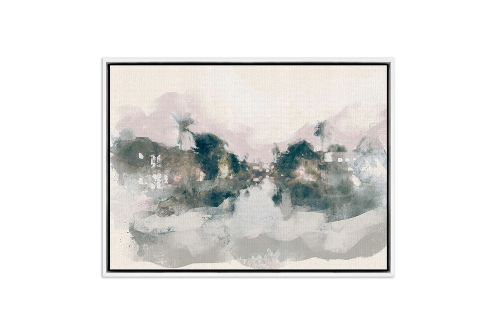 40X30 Costal Sketch I By Coup D'Esprit With White Frame