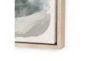48X36 Costal Sketch I By Coup D'Esprit With Maple Frame - Detail