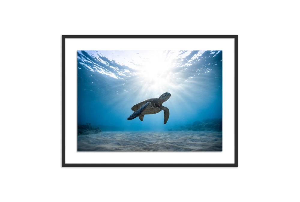 40X30 Hawaii 2 By Jeremy Bishop With Black Frame