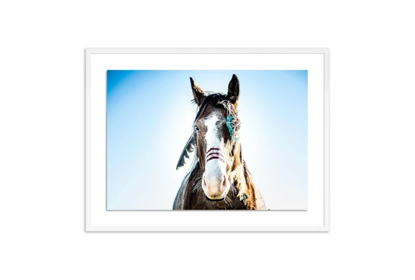 40X30 Chief By Samantha Callioux With White Frame - 360