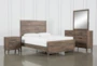 Ranier King Wood 4 Piece Bedroom Set With Dresser, Mirror & Nightstand - Signature