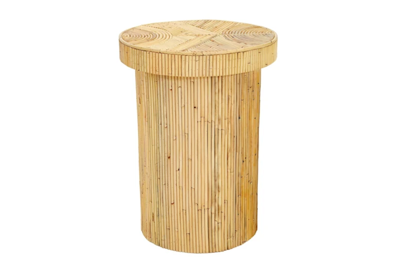 Cadia Rattan Round End Table - 360
