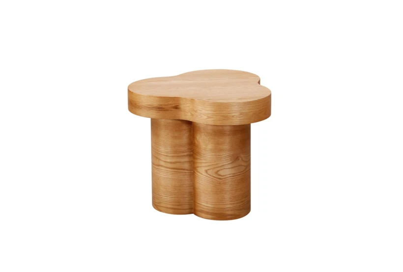 Natural Oak Oval End Table - 360